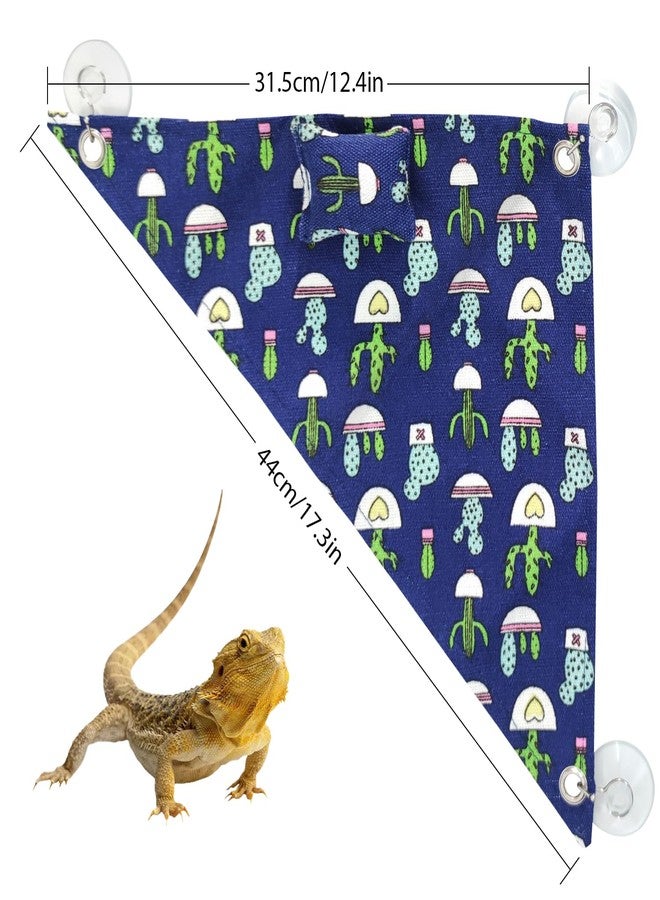 Yulaexie 2 PCS Lizard Hammock Reptile Bed Bearded Dragon Tank Accessories for Lizards, Gecko, Lguana Bearded… - Image 4